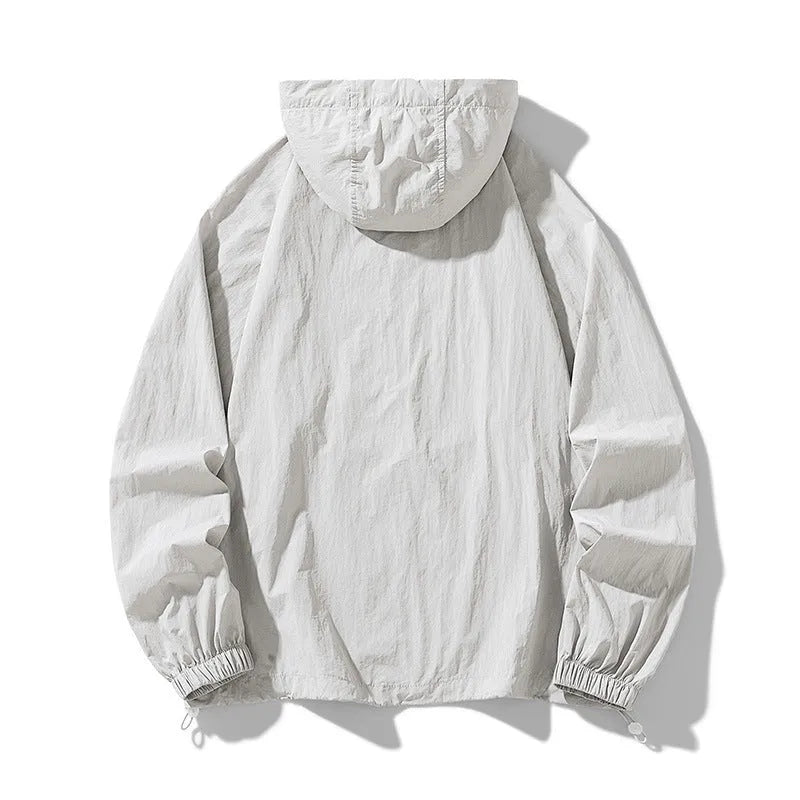 Outdoor jacket in chemical fibre blend fabric with loose fit for youth sports available in multiple colours