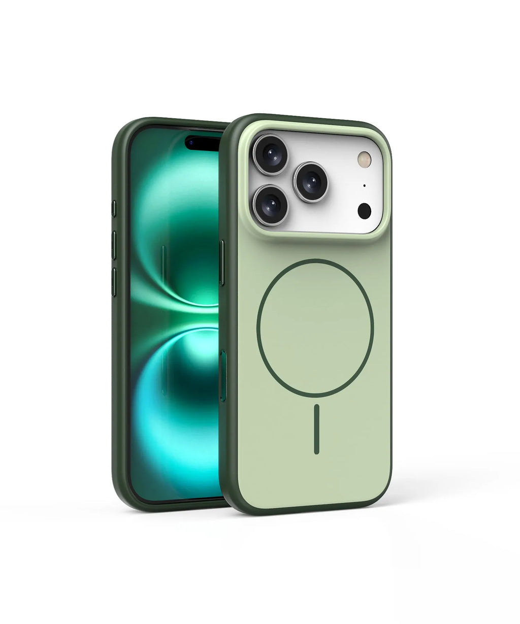 Frosted magnetic TPU phone case for iPhone 17 series, matte finish, available in six colours including black and blue