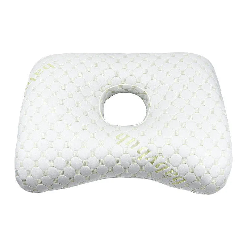 Beauty salon single hole ear pillow in New Chinese style, showing dimensions 39x28x6cm.