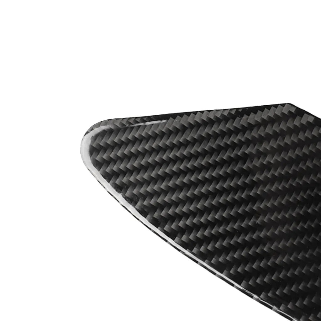 Carbon fibre car USB charging port panel sticker with 3M adhesive backing