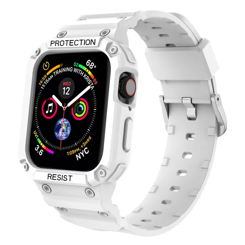 Apple Watch Series 8 soft TPU sport strap in multiple colours for 38mm and 42mm models