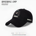 Men's casual baseball cap in polyester available in beige, black, and blue colours