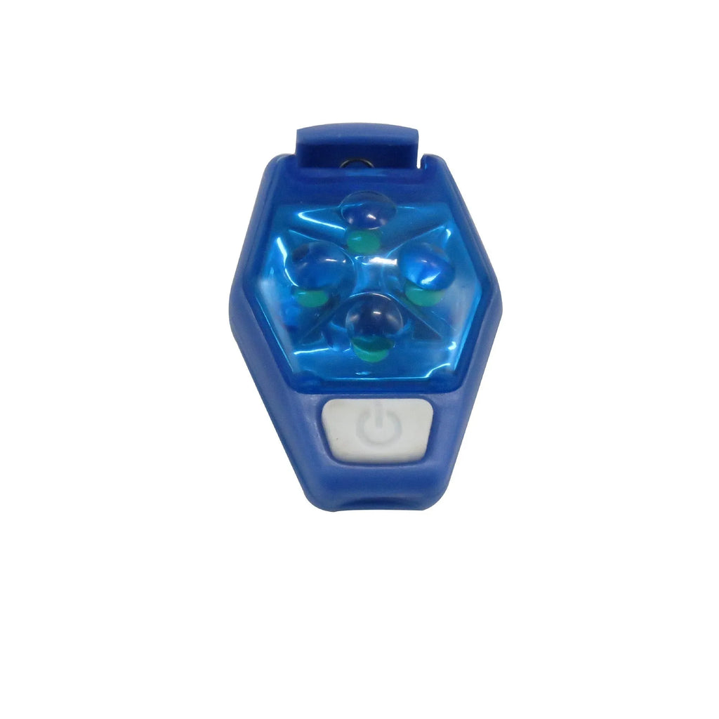 Multi-color LED diamond night running clip lamp in seven colour options for outdoor safety