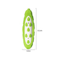 Green and purple meat-scented rubber dog chew toy for large dogs and puppies