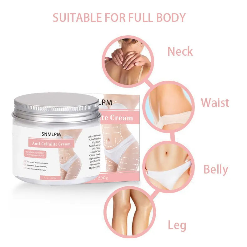 Natural Herbal Body Care anti cellulite cream 200g with Vitamin B and borage oil