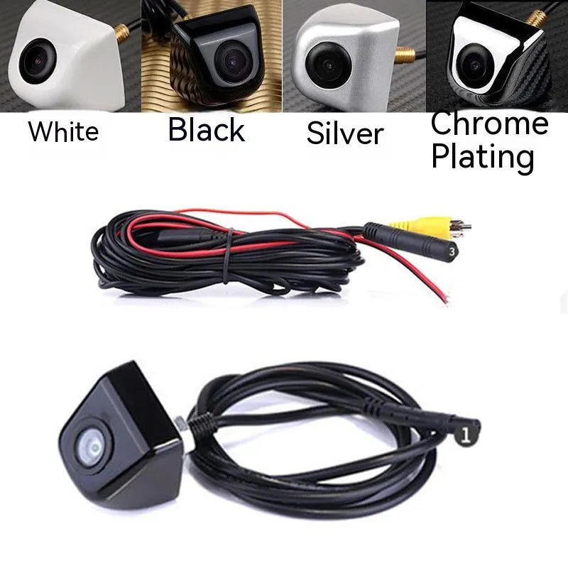 Screw plug-in HD car night vision waterproof rearview camera in metal shell