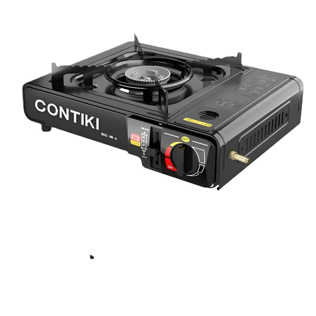 Portable dual-purpose Korean cassette stove field gas stove black colour model 155 lightweight