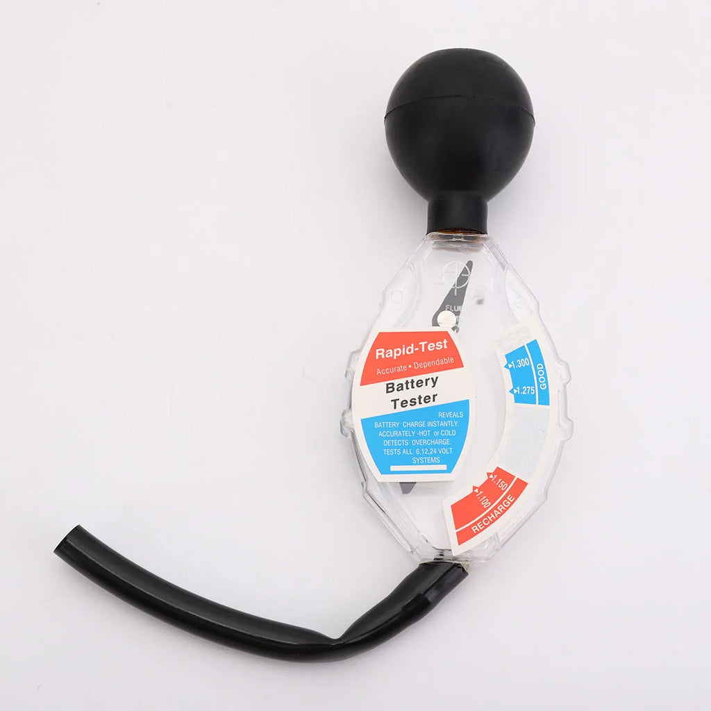 Suction electrolyte hydrometer battery detector tool with ABS plastic construction