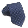8cm wide polyester Jacquard striped business tie with arrow point in multiple colour options