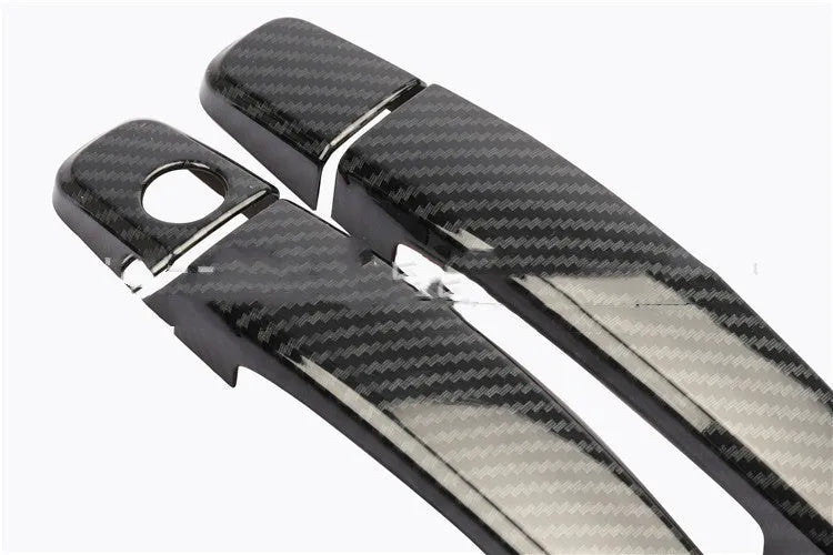 Carbon fibre handle decoration for Opel Vauxhall Astra H/J 2004-2015 vehicles in classic cruze colour