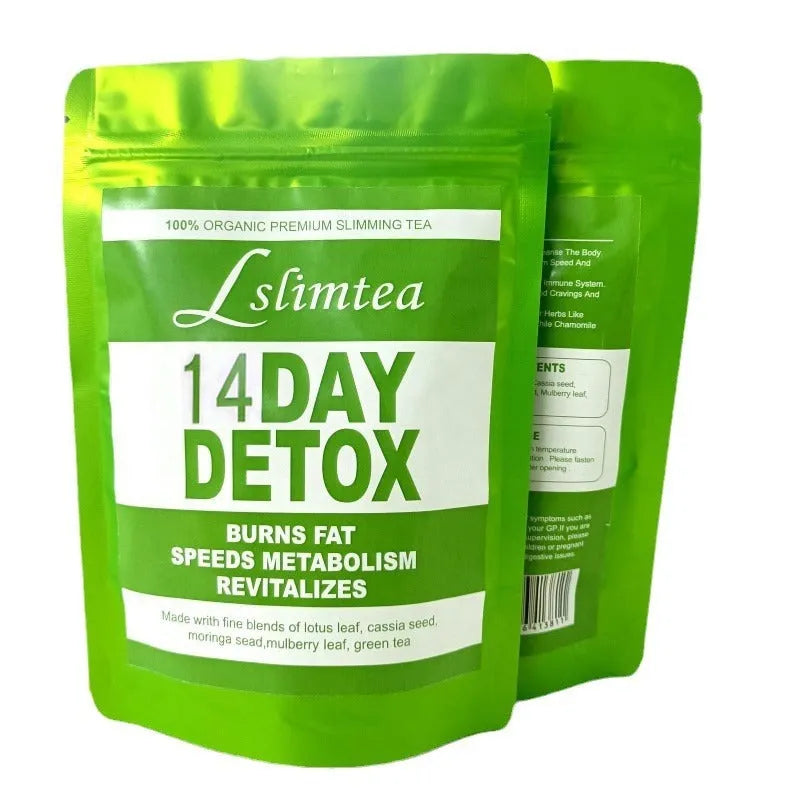14 sachets of herbal detoxification diet tea in 3g portions, 42g total weight