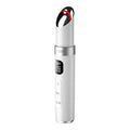 White eye bag removing massage instrument with three gears and colour light for home facial use
