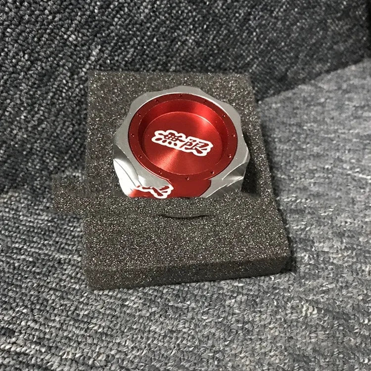 Aluminium alloy oil filter cap in six colour options for Honda vehicles