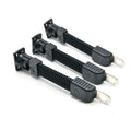 Waterproof ABS+PC silicone bicycle motorcycle phone holder with rearview mirror mount option in black colour