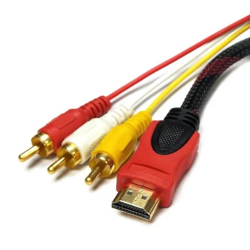 HDMI to AV15 M 1.5 metre conversion cable with gold-plated alloy connectors