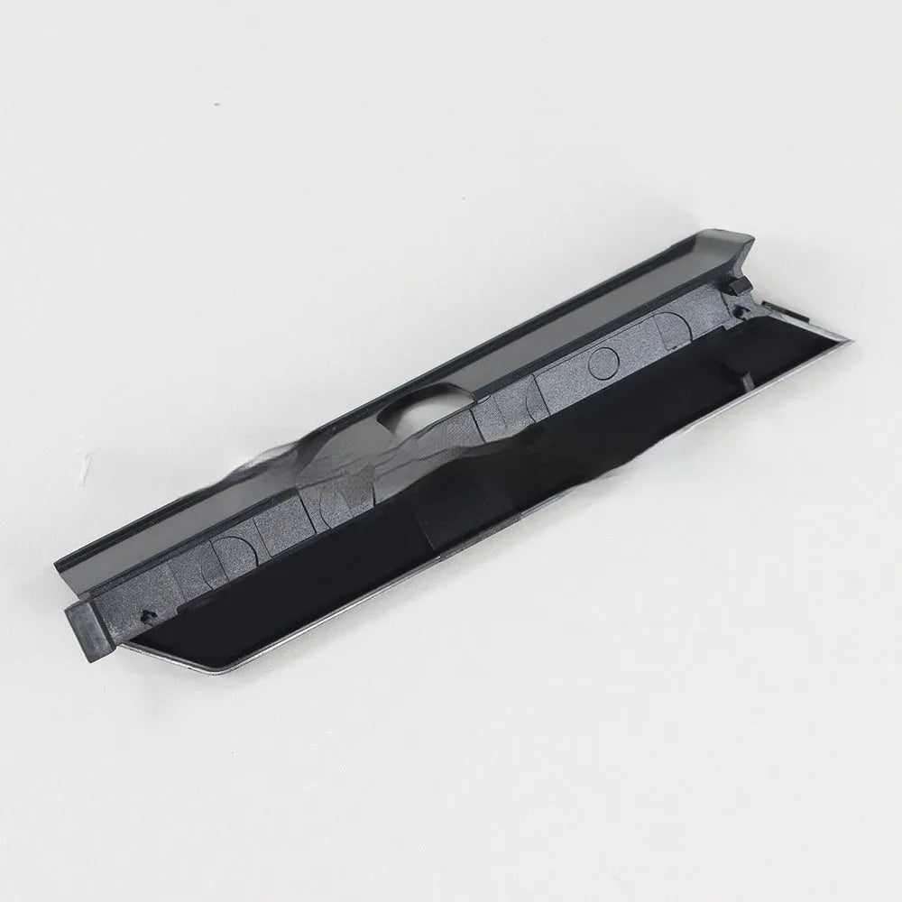 Black and white plastic hard drive cover for PC case drive bays