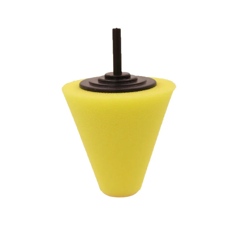 Car wheel cone polishing sponge grinding head 80mm diameter 6mm bore for hub and handle polishing