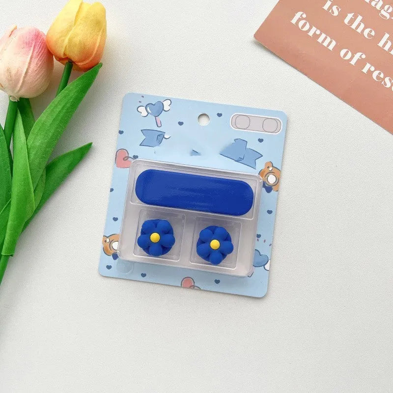 Plastic cartoon magnetic data cable fixer for desktop organisation, shown in one of ten available colour styles.
