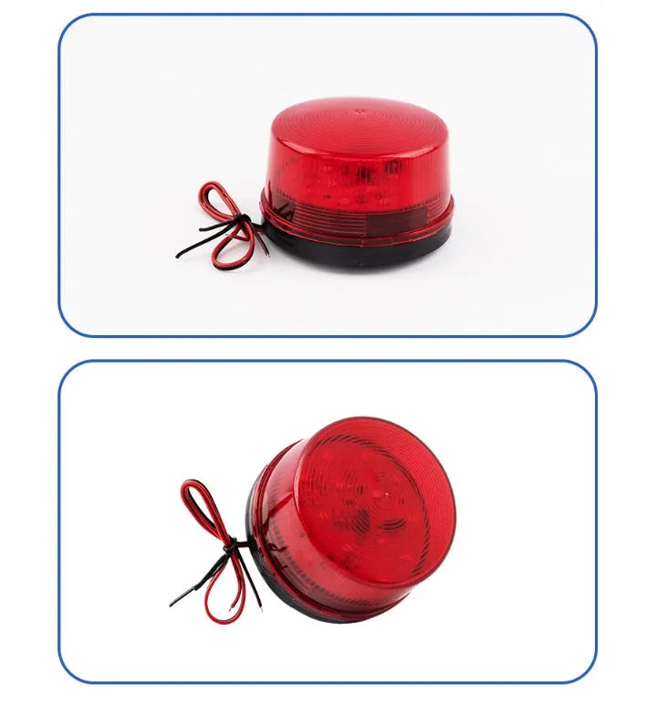HC-79 red warning alarm light with strobe flash and 105dB sound for fire safety