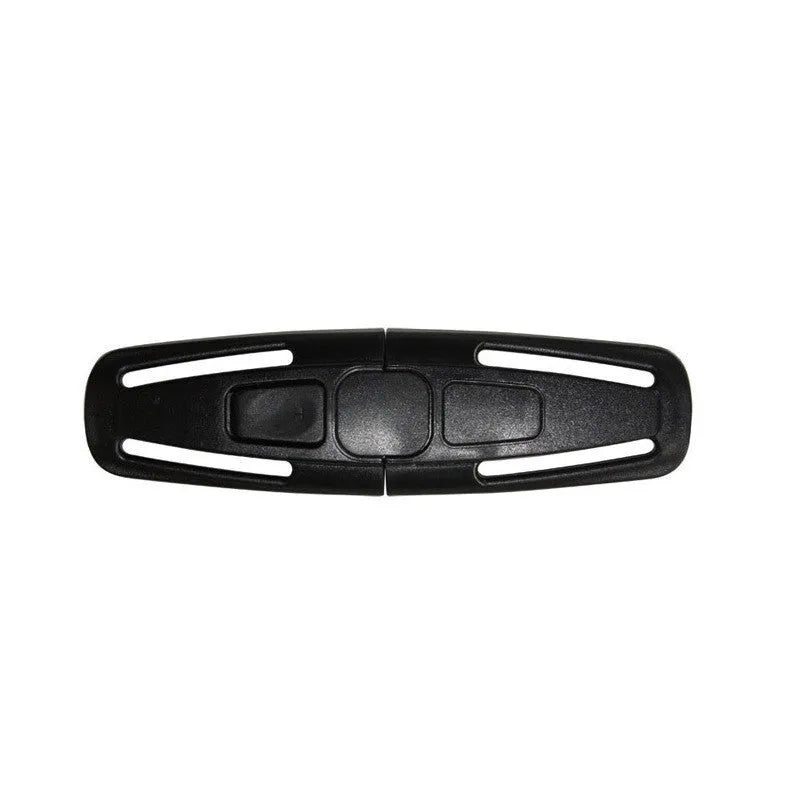 Black nylon PA66 seat belt clip for child car seat 5-point harness systems