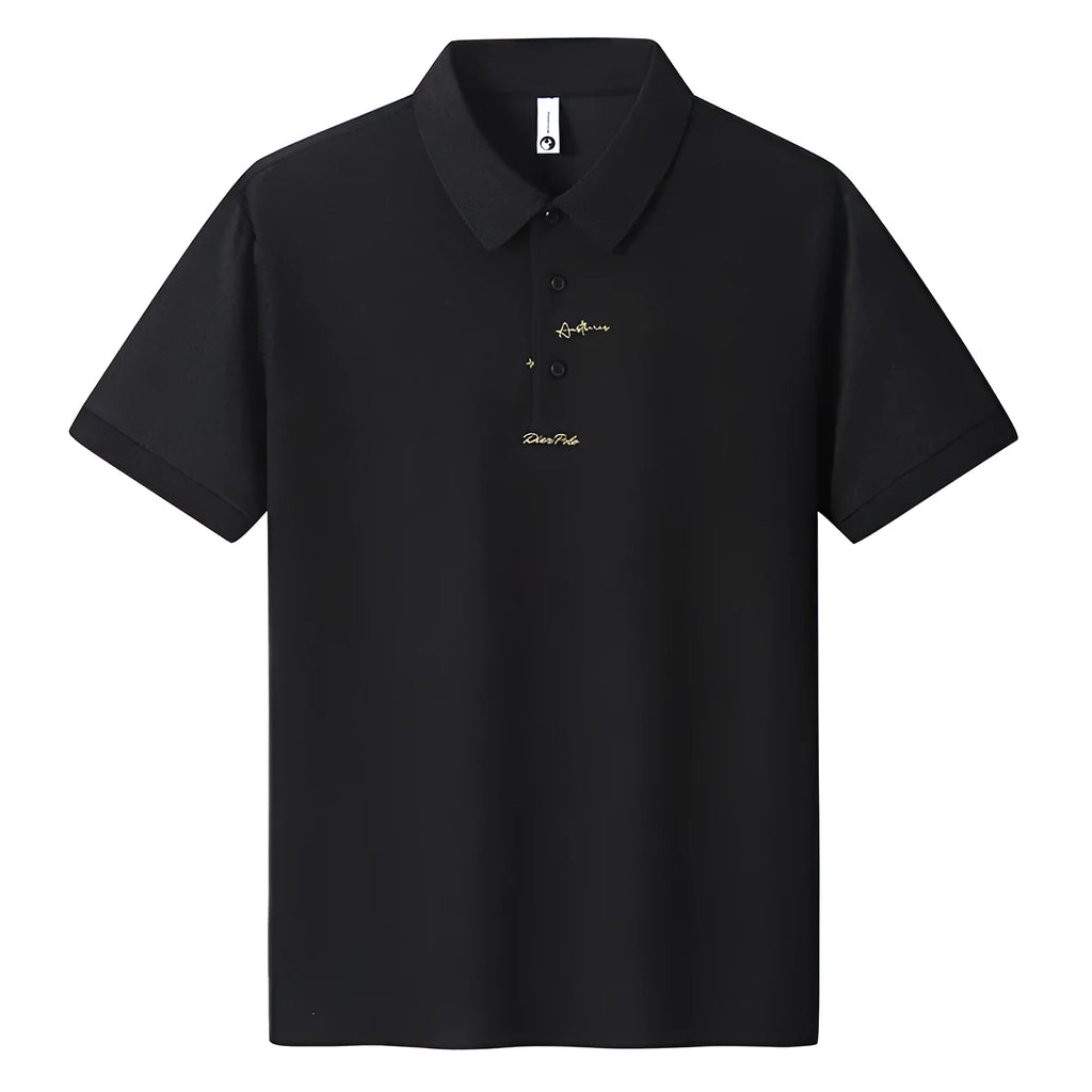 Men's loose fit cotton t-shirt in six colour options with letter pattern detail