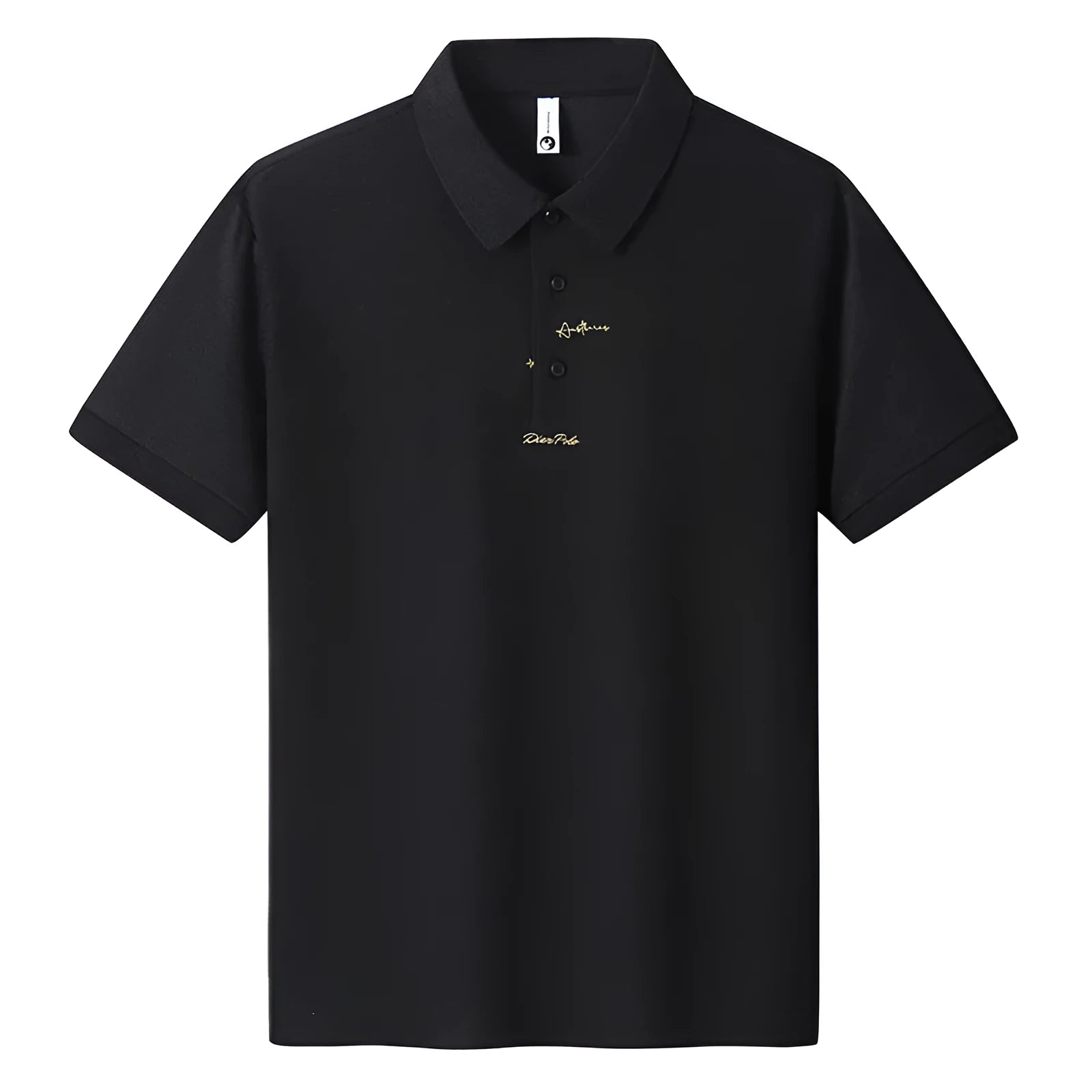 Men's loose fit cotton t-shirt in six colour options with letter pattern detail