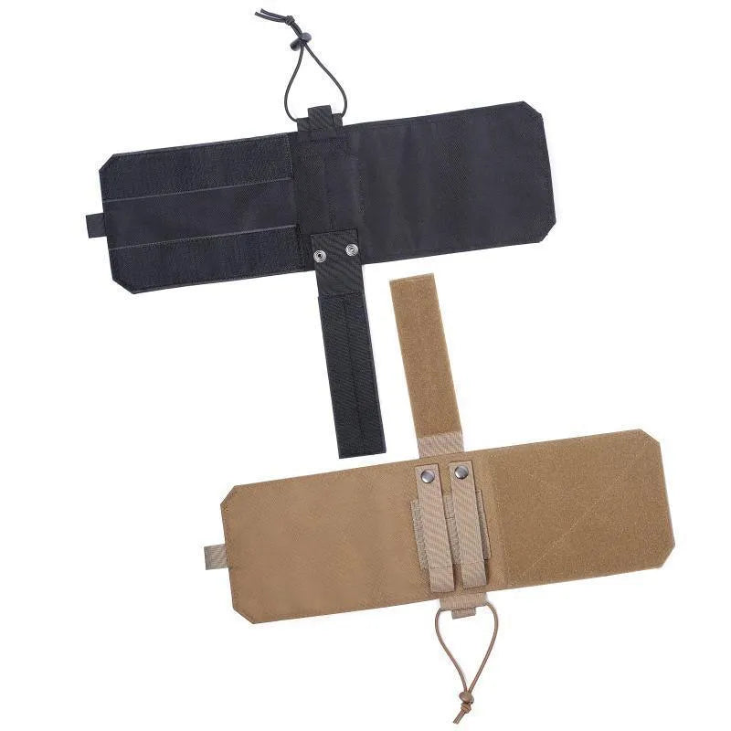 Oxford cloth adjustable heat-holding bottle cover in black colour showing PU lining interior