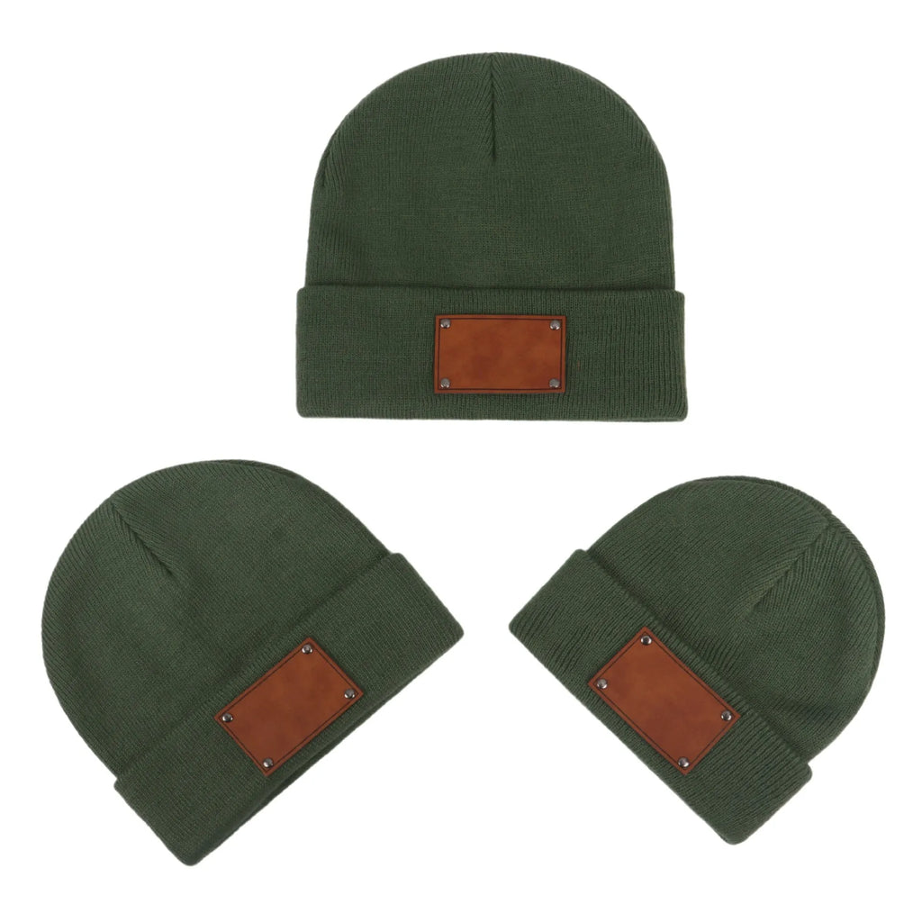 Knitted warm pullover hat in dome style on child, acrylic fibre, available in multiple colours