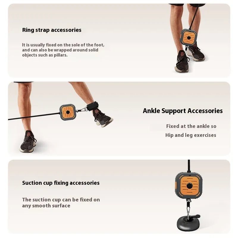 Adjustable power pump chest expander strength training equipment with ABS construction