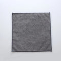 Grey square microfiber kitchen cleaning cloth for oilproof and lint-free pot and bowl cleaning