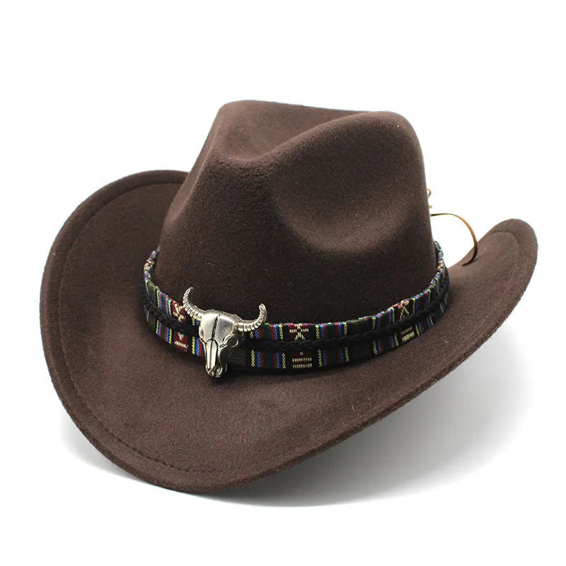 Army Green polyester cowboy hat with a bell-shaped crown on a plain background.