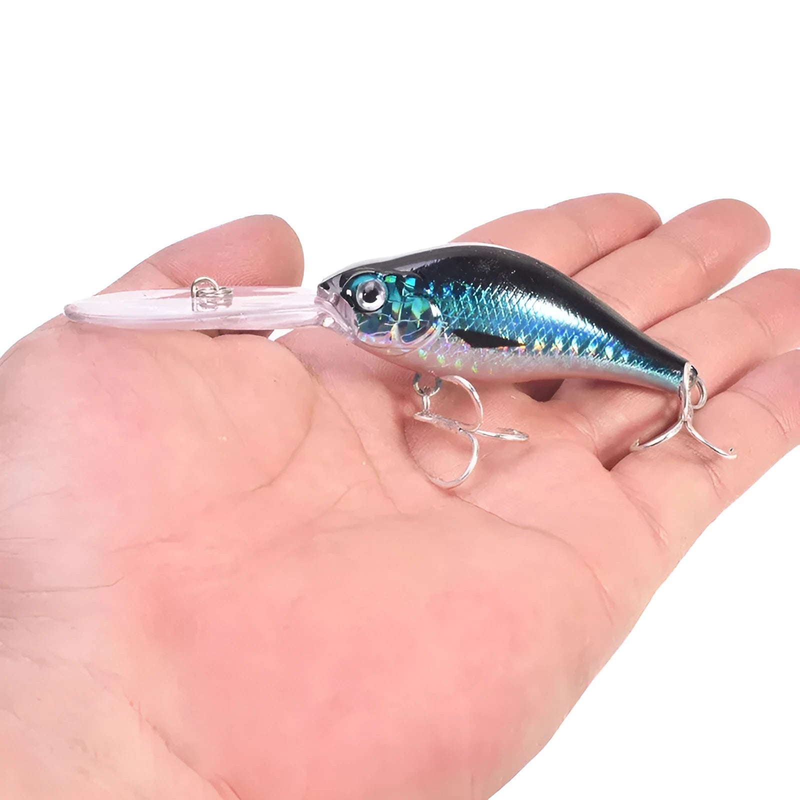 Little Fat Man 10.5cm deep diving mino fishing lure with long tongue board in various colour options