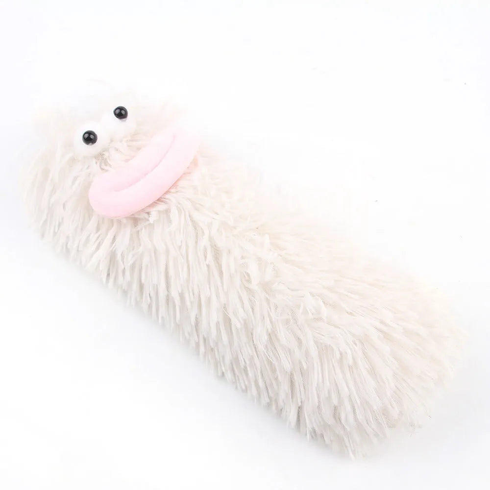 Interactive cat pillow toys with crinkle sound and catnip in various colours including blue, grey, pink, white, and yellow