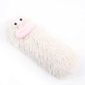 Interactive cat pillow toys with crinkle sound and catnip in various colours including blue, grey, pink, white, and yellow