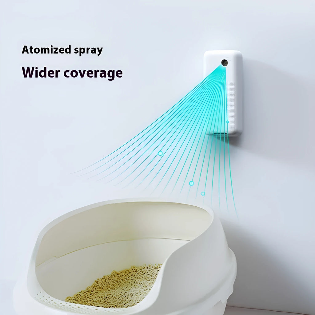 Xiaopei smart pet odour removal machine with external bracket and purification liquid bottles