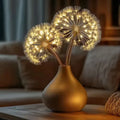 LED warm white glowing dandelion light plastic decorative lamp 270 lumens indoor