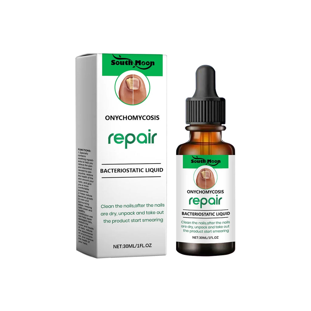 30ml bottle of nail care nursing solution for gentle daily cleaning