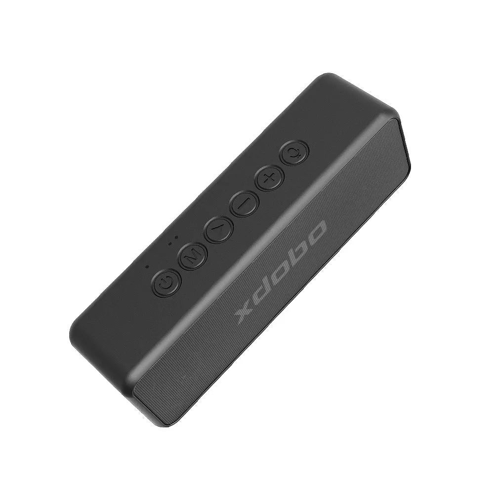 Portable Bluetooth speaker black 30W subwoofer 215x55x68mm outdoor waterproof