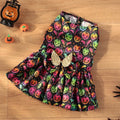 Angel wings Halloween costume for dogs in bright pumpkin and bright bat colour options