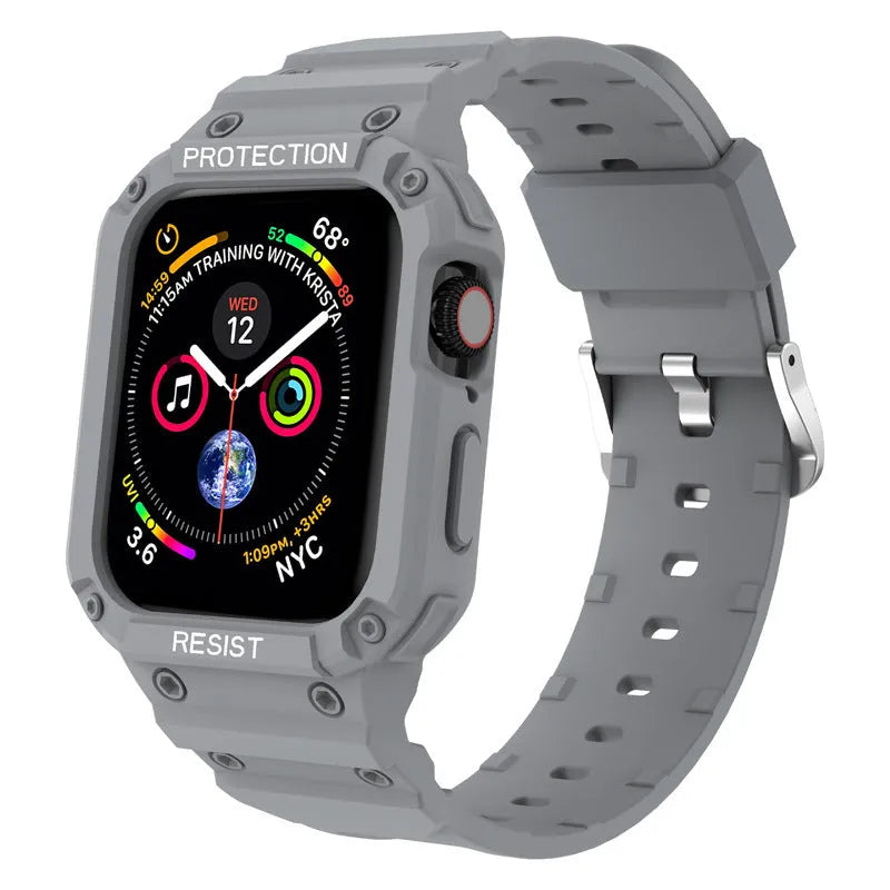Apple Watch Series 8 soft TPU sport strap in multiple colours for 38mm and 42mm models