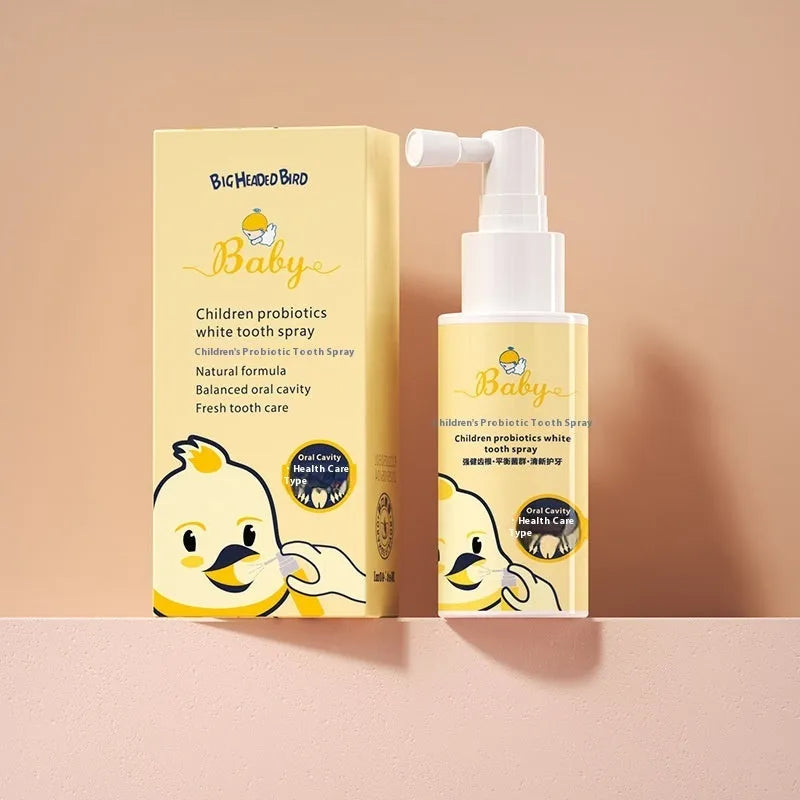 Children's probiotic white teeth cleaning spray bottle 40ml with anticavity properties