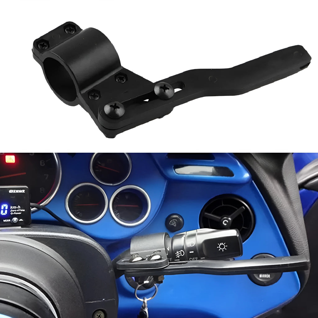 Aluminium alloy car steering wheel extension bar in black finish for car modification