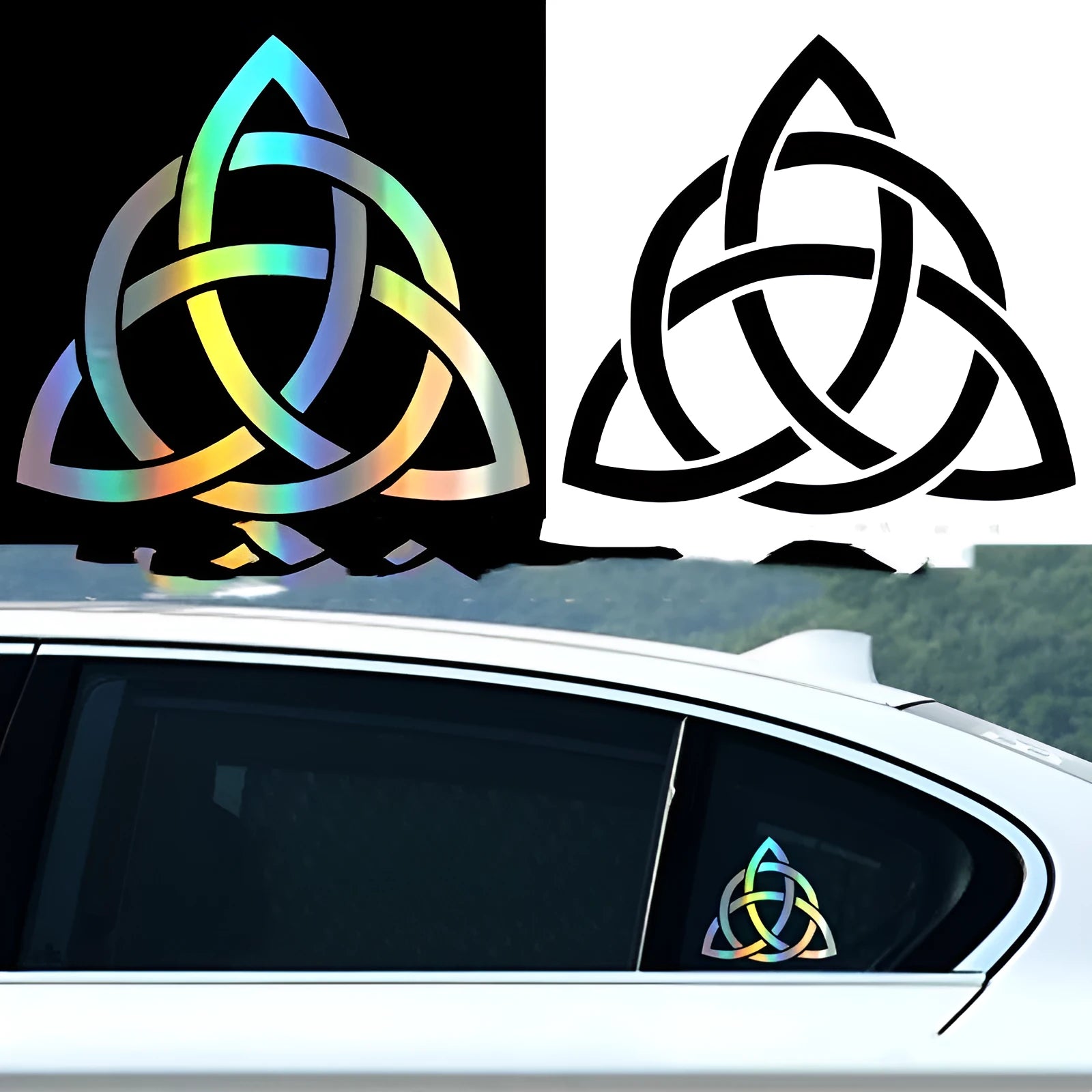 Vinyl car sticker decal with sun protection and waterproof material