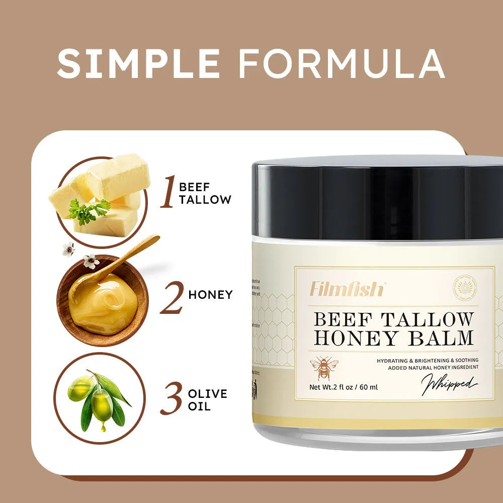 60ml honey moisturiser body cream container with refreshing nourishing skin care label