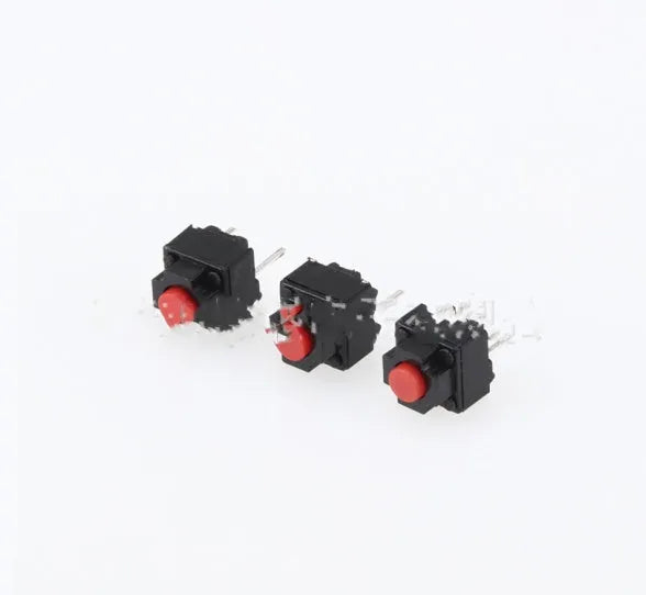 Aluminum alloy micro switch tactile push button patch type 1A rating for circuit board mounting