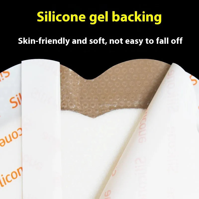 Large skin-coloured silicone bedsore dressing sticker for medical pressure relief