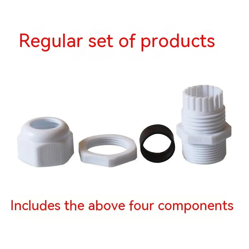 PG11 nylon cable waterproof connector in black with IP68 protection
