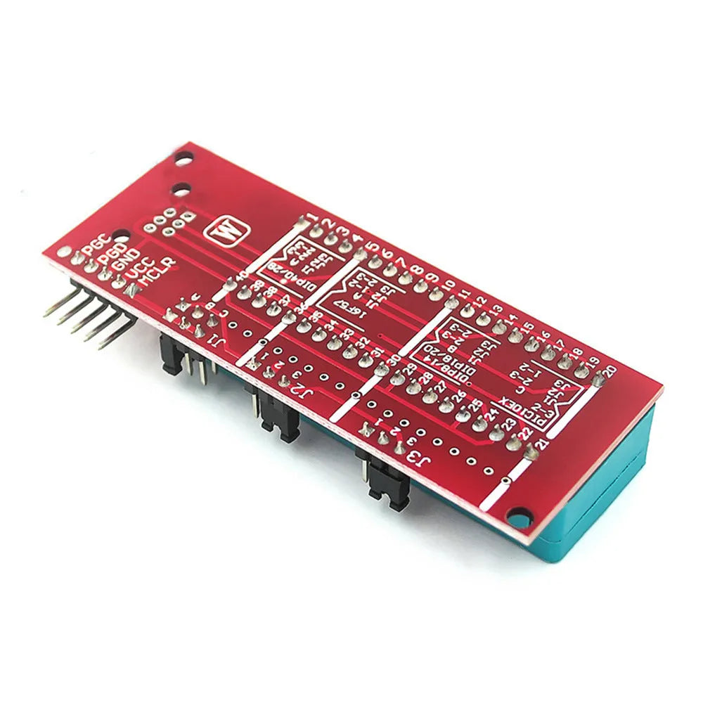 Offline microcontroller programmer burner with KIT3, KIT3.5 and ICD2 burning sockets
