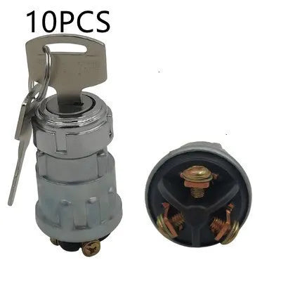 Pure copper car ignition switch with key for JK423 truck and forklift models