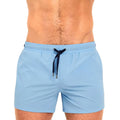 Solid colour sports shorts with mesh lining in Army Green, shown flat.